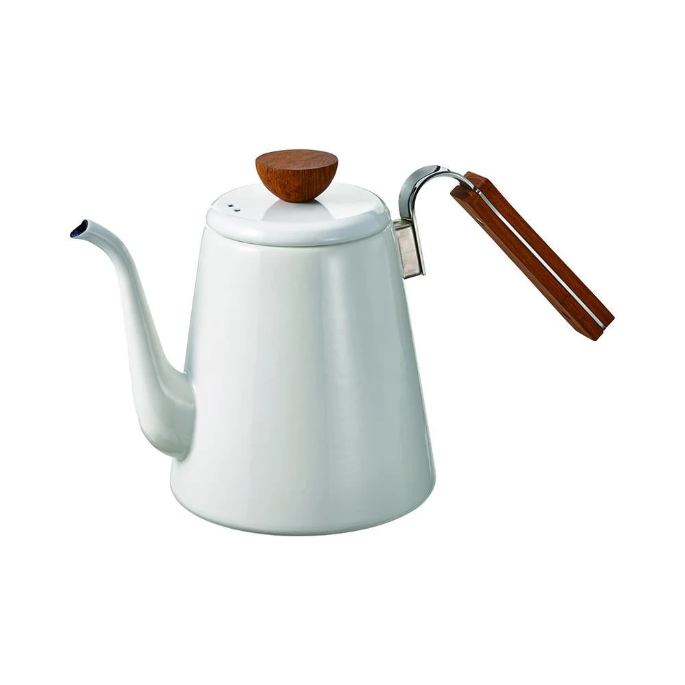 Hario Bona Enamel Coffee Drip Kettle (800ml) 3 Hario Bona Enamel Coffee Drip Kettle (800ml)