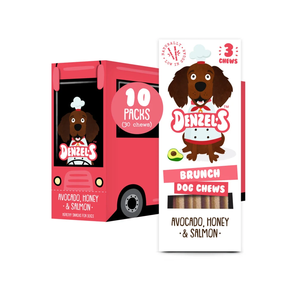 Denzel's Brunch Chews For Dogs (10 Packs) 3 Denzel's Brunch Chews For Dogs (10 Packs)