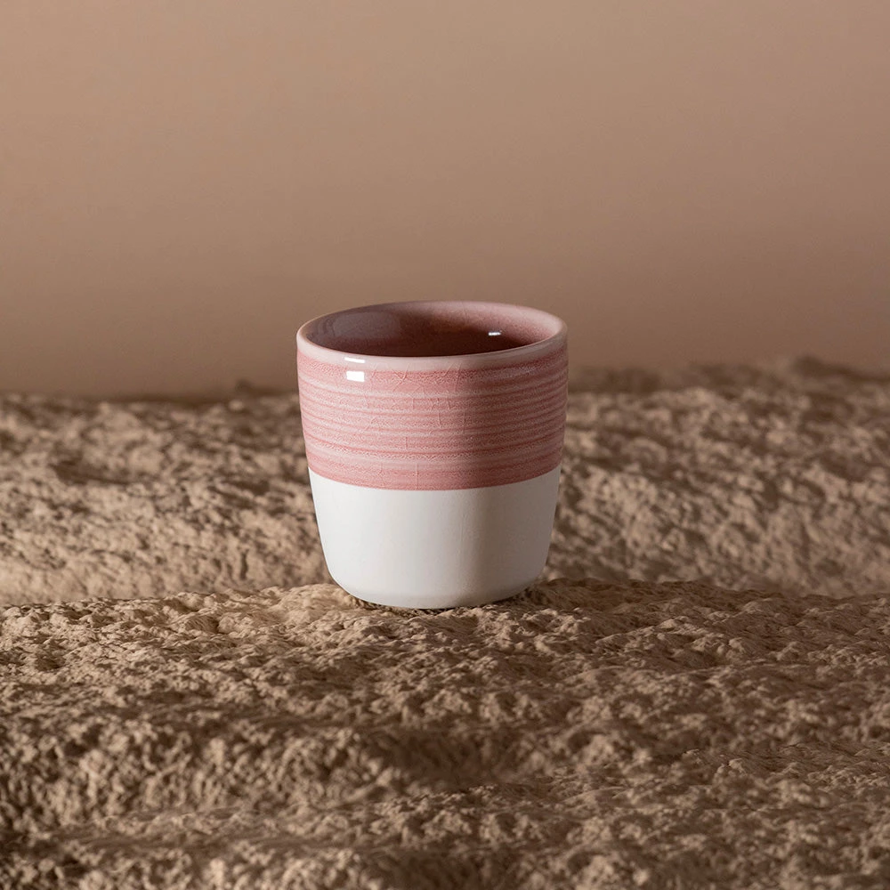 Loveramics Dale Harris Champions Signature Crackle Glaze Cappuccino Cup (200ml) - Pink 4 Loveramics Dale Harris Champions Signature Crackle Glaze Cappuccino Cup (200ml) - Pink - Image 2