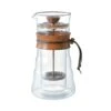 Hario Double Wall Cafe Press Olive Wood 400ml -Coffee Equipment Store DGC 40 OV