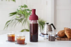 Hario Cold Brew Coffee Filter In Bottle (Cranberry Red) -Coffee Equipment Store FIC 70 CR LS3