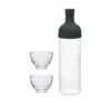 Hario Filter In Bottle And Tea Glass Set (Black) 1 Hario Filter In Bottle And Tea Glass Set (Black) -Coffee Equipment Store FIHU 2012 B EX