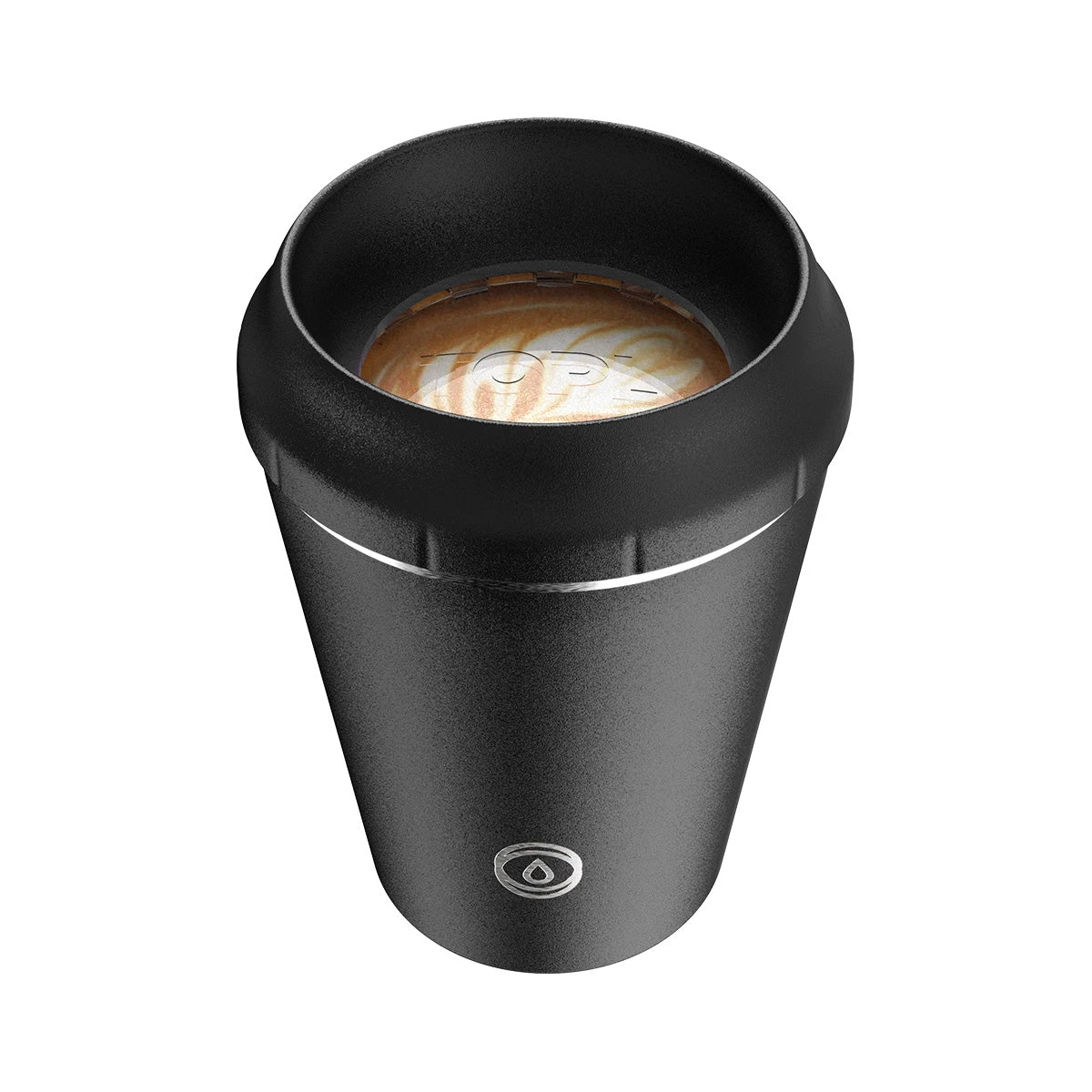 TOPL Flow360° Reusable Cup - Charcoal (8oz) 5 TOPL Flow360° Reusable Cup - Charcoal (8oz) - Image 3