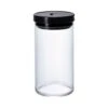 Hario Glass Coffee Bean Canister (Black) 1L