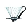 Hario V60 Glass Coffee Dripper Black - Size 03 1 Hario V60 Glass Coffee Dripper Black - Size 03 -Coffee Equipment Store VDGN 03 B