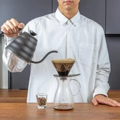 Hario V60 One Pour Dripper MUGEN (Plastic) -Coffee Equipment Store VDMU 02 TB LS2