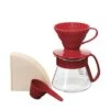 Hario V60 Ceramic Coffee Maker Kit Red Size 01 -Coffee Equipment Store VDS 3012R a69f1960 debd 410d 85bd 2ef72394dad1