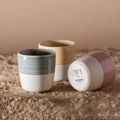 Loveramics Dale Harris Champions Signature Crackle Glaze Cappuccino Cup (200ml) - Charcoal -Coffee Equipment Store crackle 200ml set