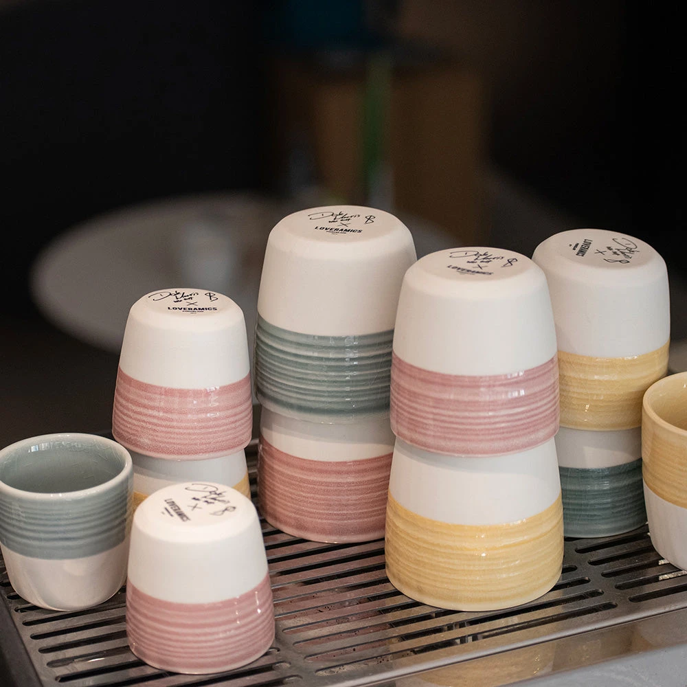 Loveramics Dale Harris Champions Signature Crackle Glaze Cappuccino Cup (200ml) - Pink 8 Loveramics Dale Harris Champions Signature Crackle Glaze Cappuccino Cup (200ml) - Pink - Image 6